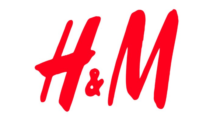 ‘’H&M’’ logo appeared independently and looked short and bright.