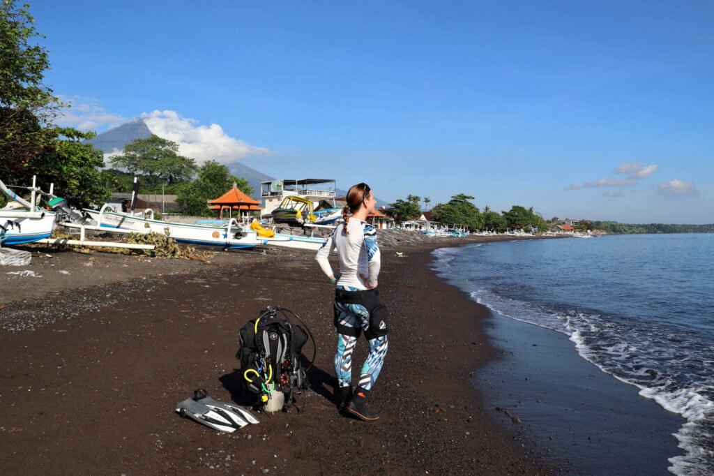 life as a scuba diving digital nomad in Amed Bali