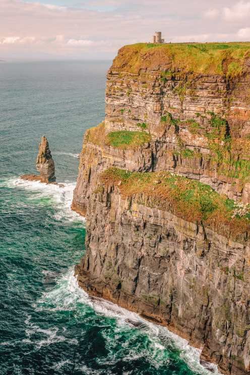 Best Places On Ireland's Wild Atlantic Way To Visit Cliffs of Moher O'Briens's Tower